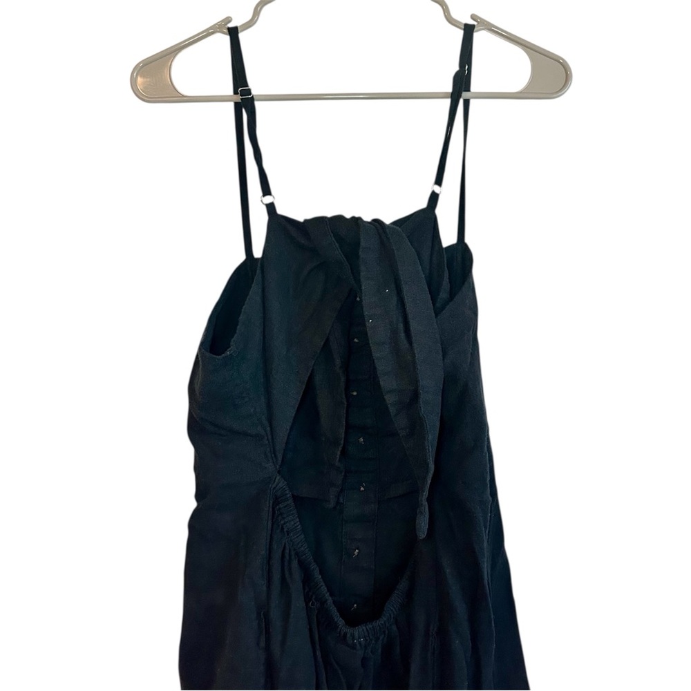 Women's Universal Thread Black Button-Front Maxi … - image 3